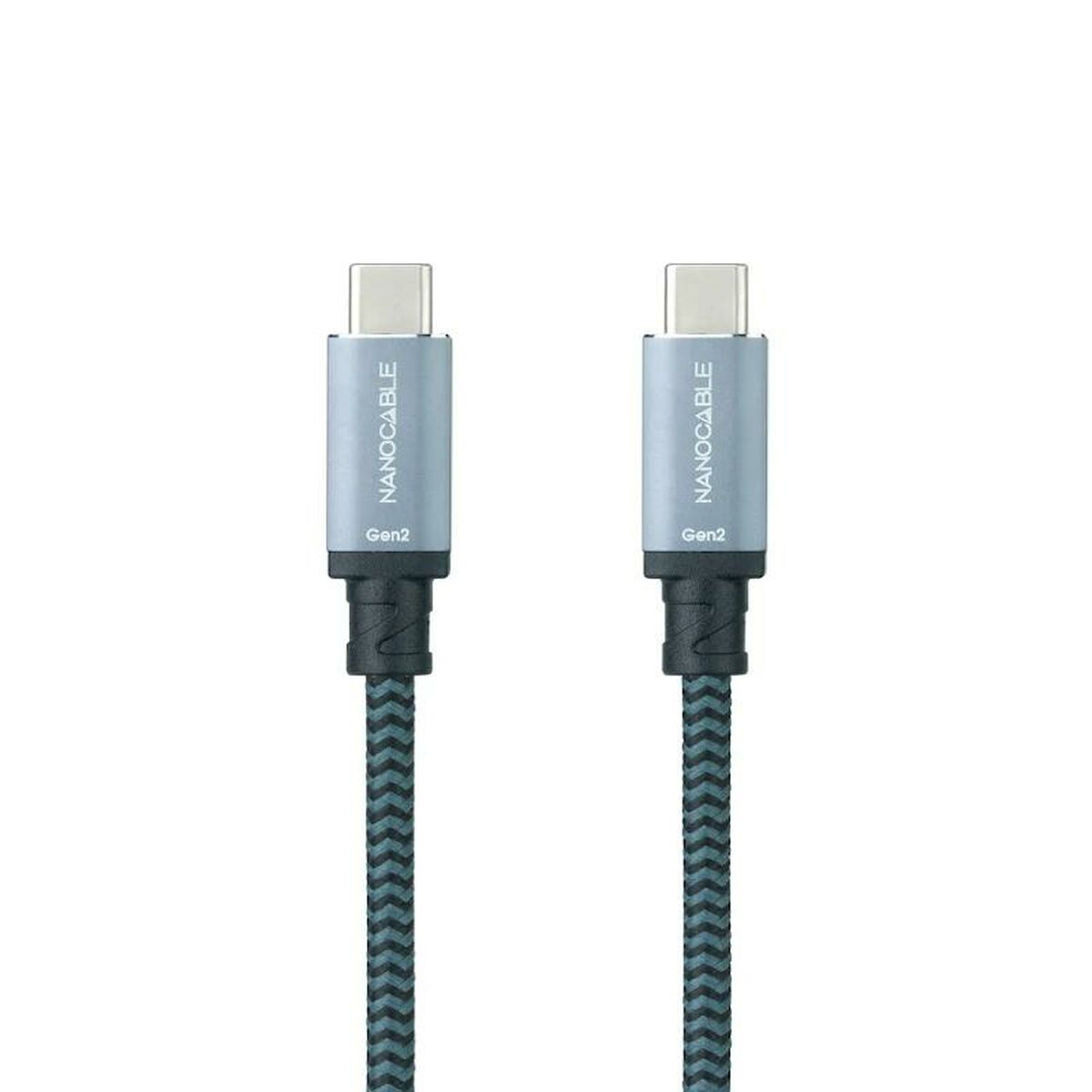 USB-C kabel NANOCABLE 10.01.4101-COMB Zelena 1 m (1 kom.)